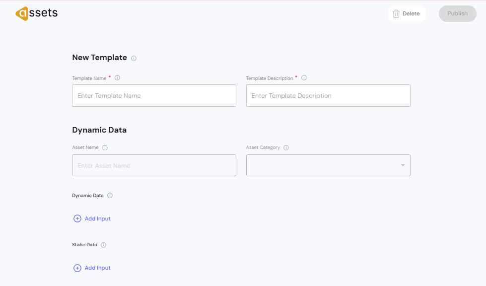Create Template from Scratch