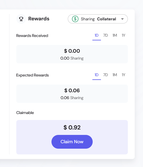 Rewards Panel